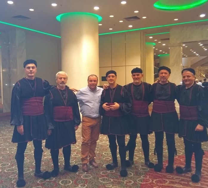 Ο Γ. Παπαδιόχος υπ. βουλευτής ΚΙΝΑΛ  στην κοπή πίτας της Ένωσης Συνταξιούχων