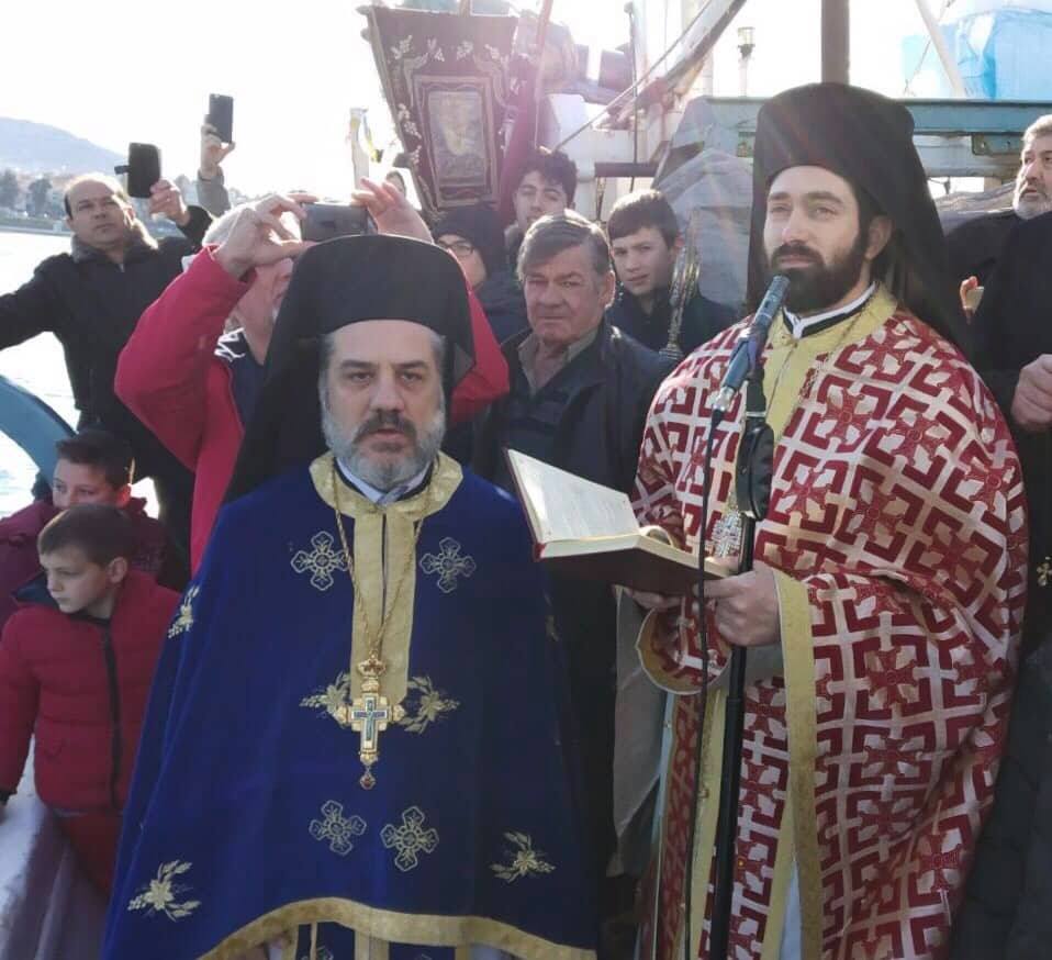 Ο Αγιασμός των Υδάτων στη Νέα Αρτάκη-Βίντεο