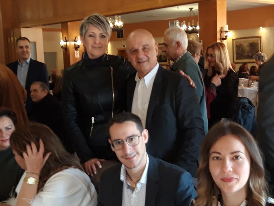 Στην κοπή πίτας του Συλλόγου Μικρασιατών προσφύγων Νεάπολης Χαλκίδας ο Καθαροσπόρης