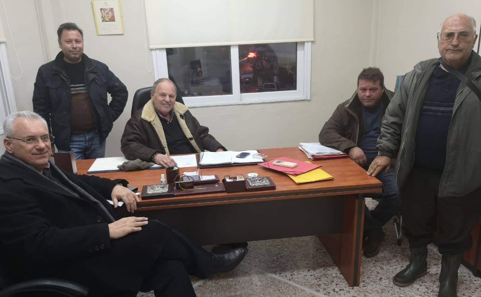 Ο πρ. Υπουργός Κώστας Μαρκόπουλος στον Αναγκαστικό Συνεταιρισμό Βαθέως Αυλίδας