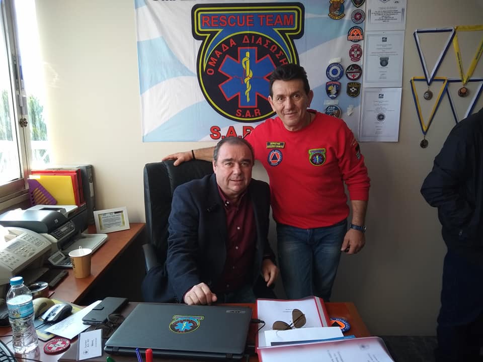Κοντά στην Ομάδα Διάσωσης Εύβοιας SAR 312 ο Παπαδιόχος