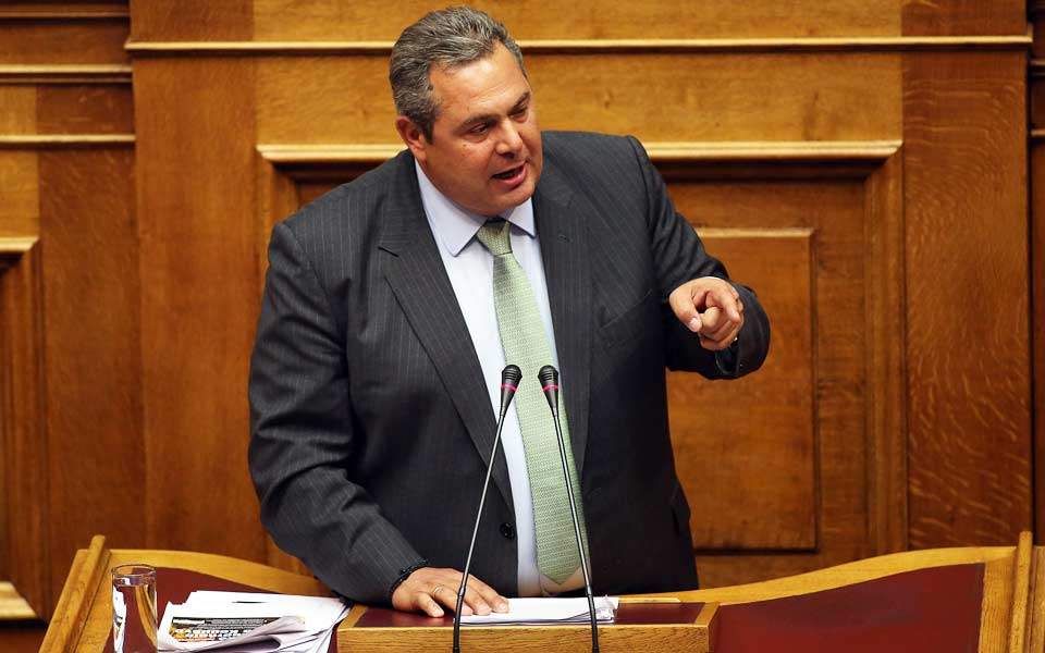 Καμμένος στη Βουλή-Ίσως είναι η τελευταία φορά που μιλώ ως πρόεδρος των ΑΝΕΛ