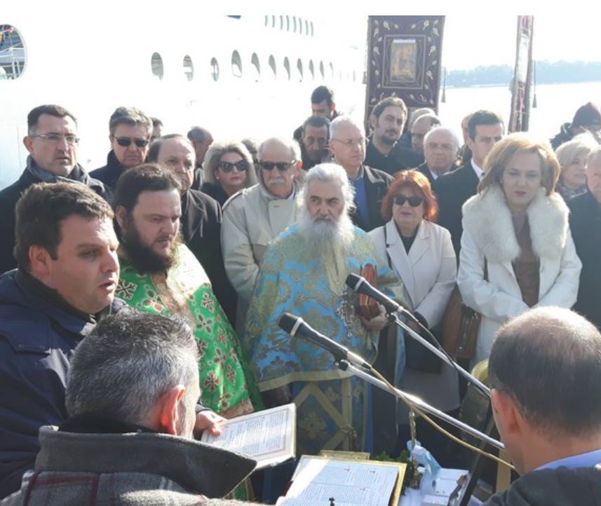 Στην Ερέτρια για τον Αγιασμό των Υδάτων ο Φατούσης