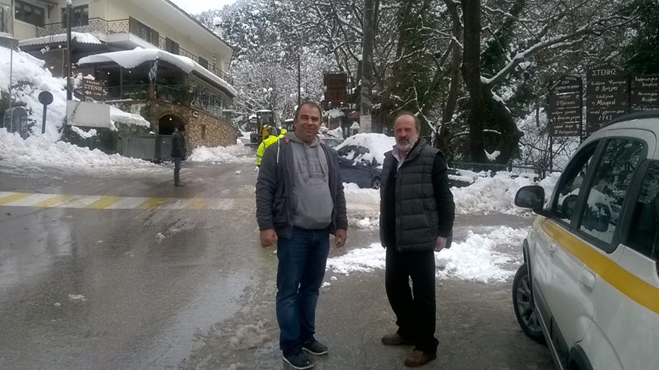 Δημήτρης Βουρδάνος-Κανένα πρόβλημα στο Δ.Διρφύων-Μεσσαπίων από το χιονιά