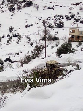 Το ευχαριστώ του Καλκούνη σε όσους βοήθησαν για τη διάνοιξη δρόμων από τα χιόνια