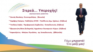ΣΤΕΡΕΑ…ΥΠΕΡΟΧΗΣ-12η  Ανακοίνωση υποψηφίων