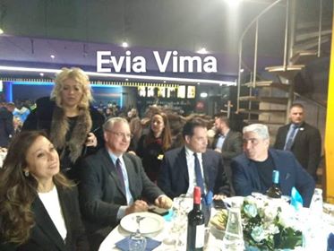 Ο Άδωνις Γεωργιάδης στην κοπή πίτας της ΔΗΜΤΟ Διρφύων Μεσσαπίων -ΦΩΤΟ