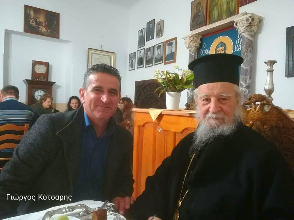 Στον εορτασμό του Οσίου Λουκά ο αντιδήμαρχος Γ. Κότσαρης