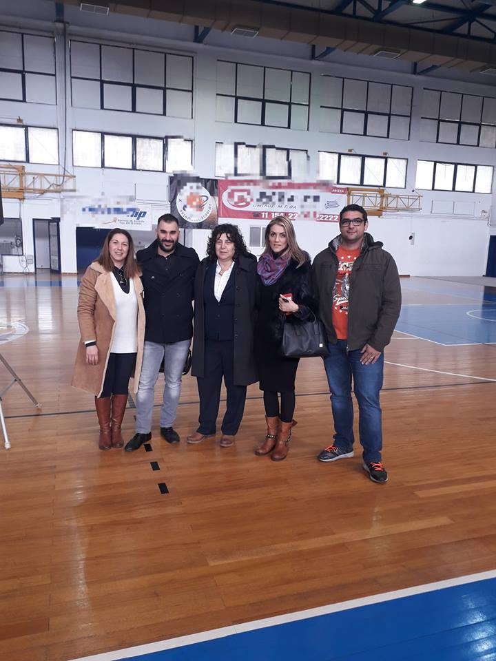 Η υποψήφια δήμαρχος Ελένη Μιτζιφίρη κοντά στο Σωματείο Εργαζομένων του Δήμου Χαλκιδέων
