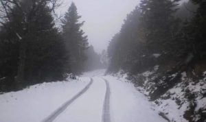 Χιονίζει στον Άγιο Ιωάννη το Ρώσσο