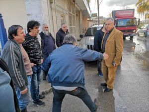 Ο Κώστας Μαρκόπουλος επισκέφτηκε τις περιοχές Αγ. Ελεούσα, Δοκού και Λιανής Άμμου που αντιμετωπίζουν έντονα πλημμυρικά φαινόμενα