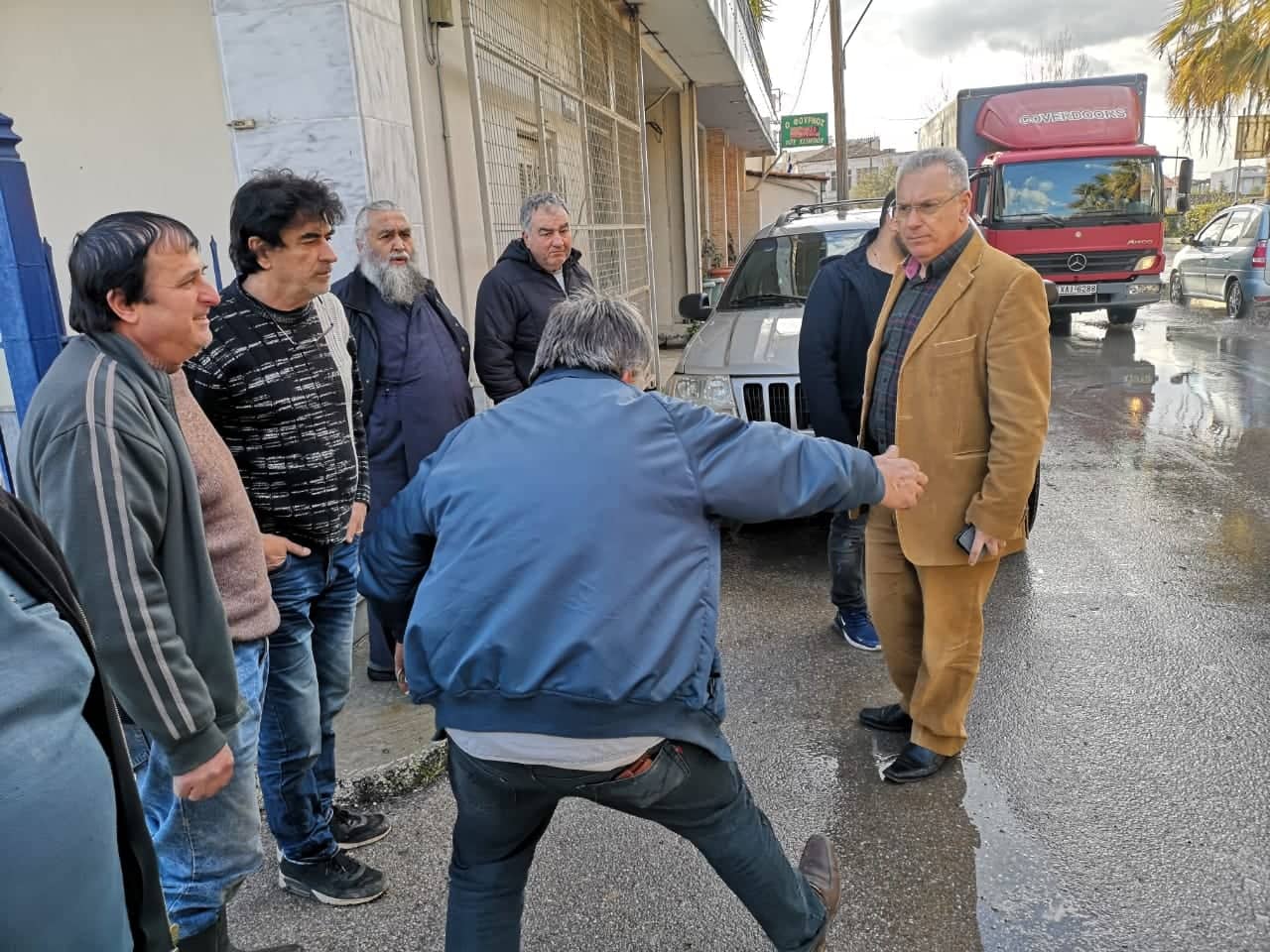 Ο Κώστας Μαρκόπουλος επισκέφτηκε τις περιοχές Αγ. Ελεούσα, Δοκού και Λιανής Άμμου που αντιμετωπίζουν έντονα πλημμυρικά φαινόμενα