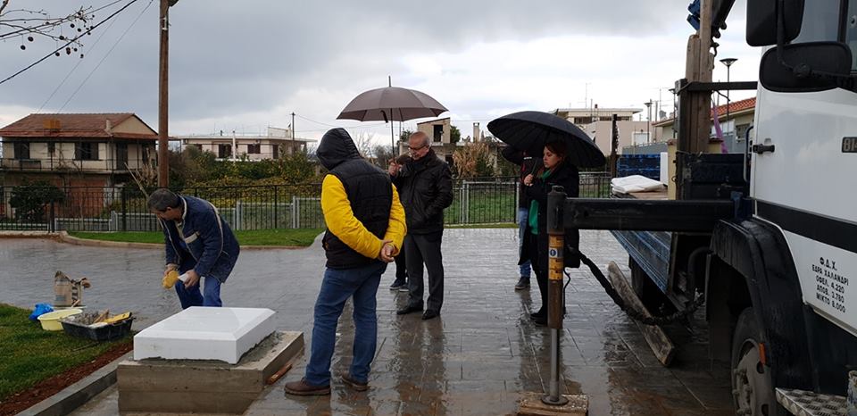 Στα Λουκίσια ο Παγώνης για επίβλεψη της προτομής του υποπλοίαρχου Τουλίτση