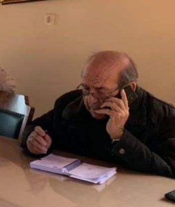 Όπως πάντα μεθοδικός ο πρόεδρος της Tοπικής Eνότητας  Κύμης