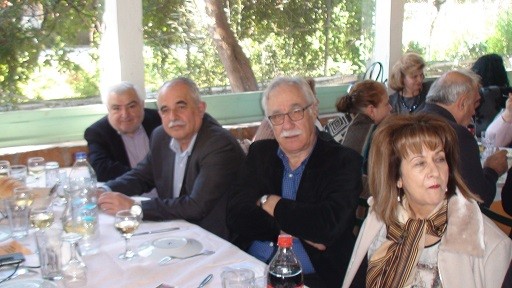 Ακριώτης&Πρατσόλης στην κοπή πίτας του Εμπορικού Συλλόγου Ιστιαίας&στη Χαλκίδα για την κοπή πίτας των φίλων Νοσοκομείου