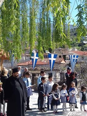 Με Λαμπρότητα εορτάστηκε η Επέτειος της 25ης στην Άνω Βάθεια-ΦΩΤΟ