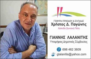 Απόψεις του υπ. δημοτικού συμβούλου Γ. Λαλανίτη για τον αθλητισμό στη Χαλκίδα