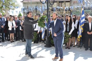 Κατέθεσε στεφάνι ο αντιδήμαρχος