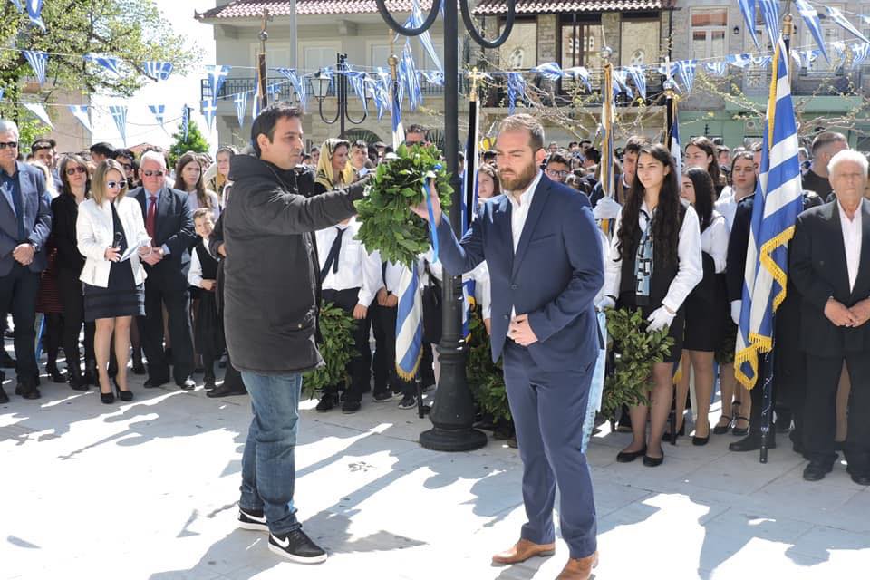 Κατέθεσε στεφάνι ο αντιδήμαρχος