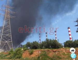 Ηράκλειο: Γενικό μπλακ άουτ – Φωτιά σε υποσταθμό της ΔΕΗ στα Ληνοπεράματα-ΦΩΤΟ