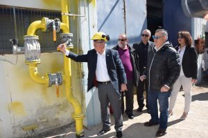 Ο Χρήστος Παγώνης για τη σύνδεση του Κολυμβητήριου Χαλκίδας με τον αγωγό φυσικού αερίου