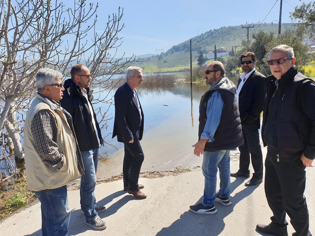 Συμβολή της «Στερεά Υπεροχής» στην αντιμετώπιση του προβλήματος, στις πλημμυρισμένες περιοχές της Χαλκίδας