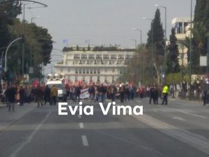 Πορεία διαμαρτυρίας των συνταξιούχων προς το Μέγαρο Μαξίμου-ΦΩΤΟ