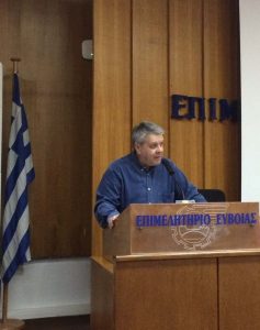 Ο Γιάννης Γεροντίτης καλωσόρισε τους μαθητές της Εύβοιας που συμμετέχουν στον Περιφερειακό Μαθητικό Διαγωνισμό