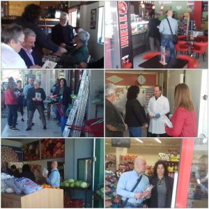 Αντάλλαξε απόψεις με τους πολίτες της Ανθηδώνας