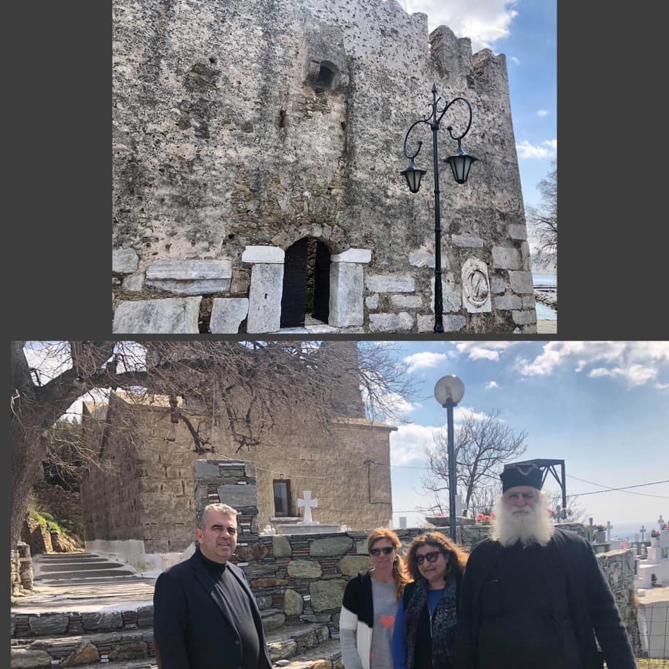 Σε Καλύβια και Μπούρτζι ο Ραβιόλος για τη συντήρηση των μνημείων