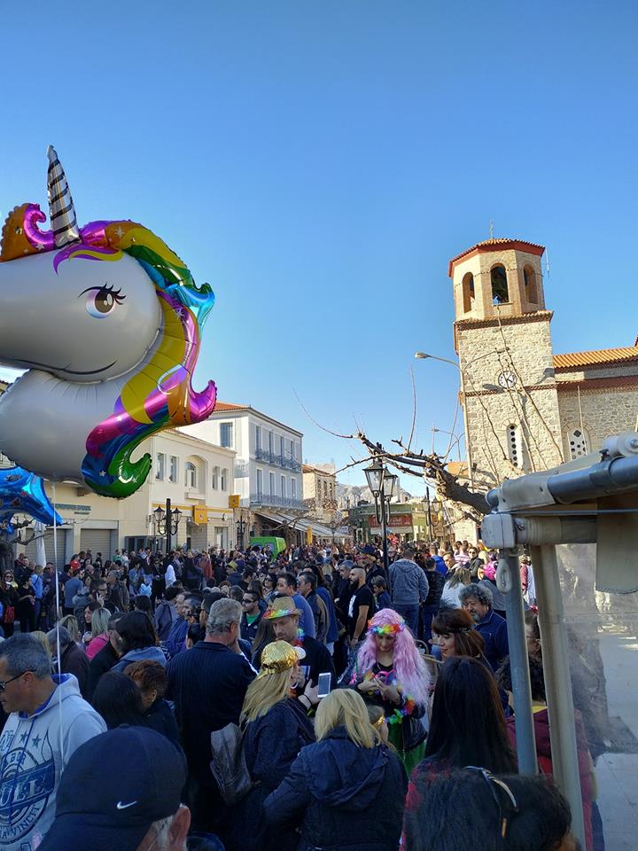 Μεγάλη η συμμετοχή στο Καρναβάλι της Κύμης