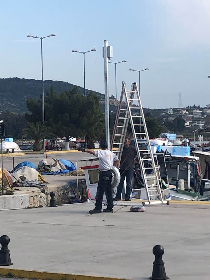 ΟΛΝΕ-Εγκατάσταση δικτύου καμερών υψηλής ευκρίνειας στη Νέα Αρτάκη-ΦΩΤΟ