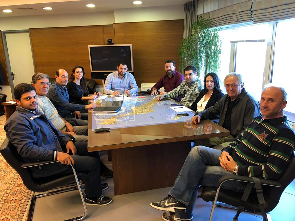 Μέλη του Επιμελητηρίου Εύβοιας στη συνάντηση για τη “Νήσος Εύβοια Regatta 2019”