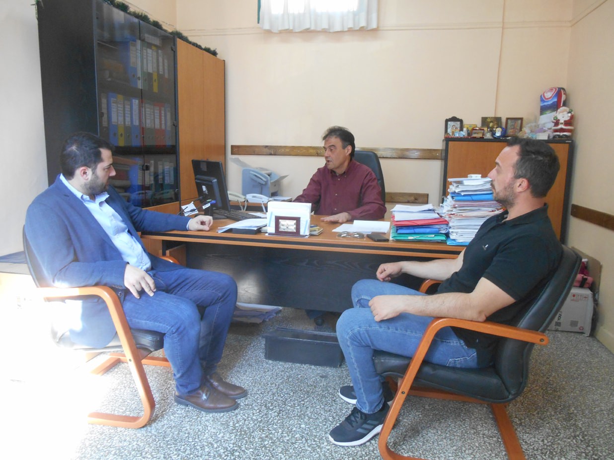 Επίσκεψη του Φάνη Σπανού στο κατάστημα κράτησης Χαλκίδας