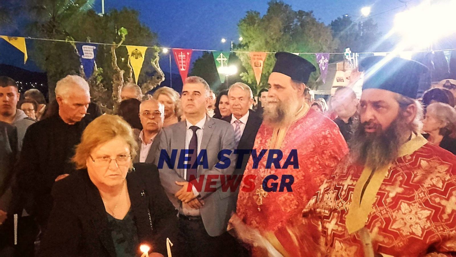 Με άλογα έγινε η περιφορά της εικόνας του Αγίου Γεωργίου στο Μαρμάρι παρουσία Ραβιόλου