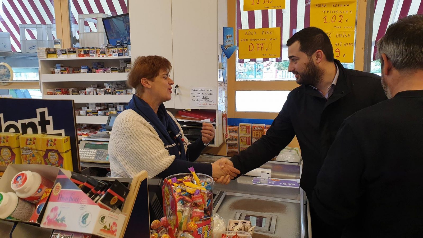 Θερμή υποδοχή επιφύλαξαν στο Φάνη Σπανό