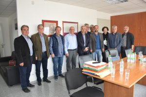 Επίσκεψη Δημήτρη Αναγνωστάκη στον Δήμαρχο Χαλκιδέων