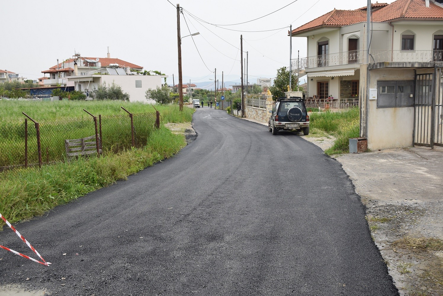 Ασφαλτοστρώσεις δρόμων από τον Δήμο Χαλκιδέων