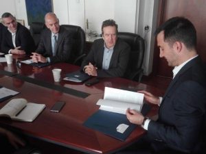 Στη συνάντηση με τον υπουργό Εσωτερικών ο Σπύρος Γεροντίτης