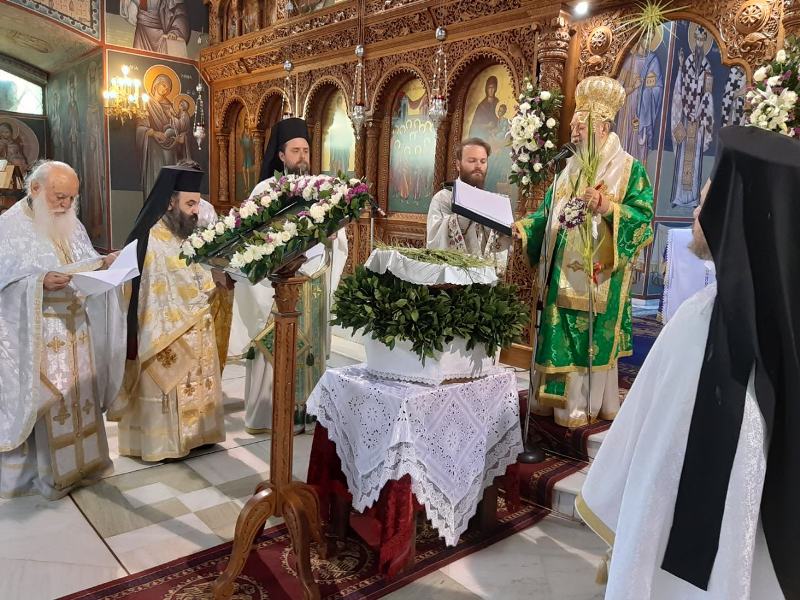 Η Κυριακή των ΒΑΪΩΝ στην Ιερά Μητρόπολη Χαλκίδος-ΦΩΤΟ