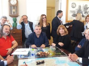 Στη συνάντηση για την ακτοπλοϊκή σύνδεση της Καρύστου με τις Κυκλάδες η Αγιοστρατίτη