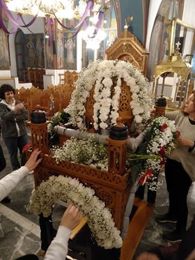 Επιτάφιος στον Ιερό Ναό Αγίας Τριάδος Κριεζών-ΦΩΤΟ