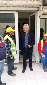 Επίσκεψη Δ. Αναγνωστάκη στο Θεραπευτήριο Χρόνιων Παθήσεων Εύβοιας,  στο Βαθύ, στο Φάρο και στην Παραλία Αυλίδας.