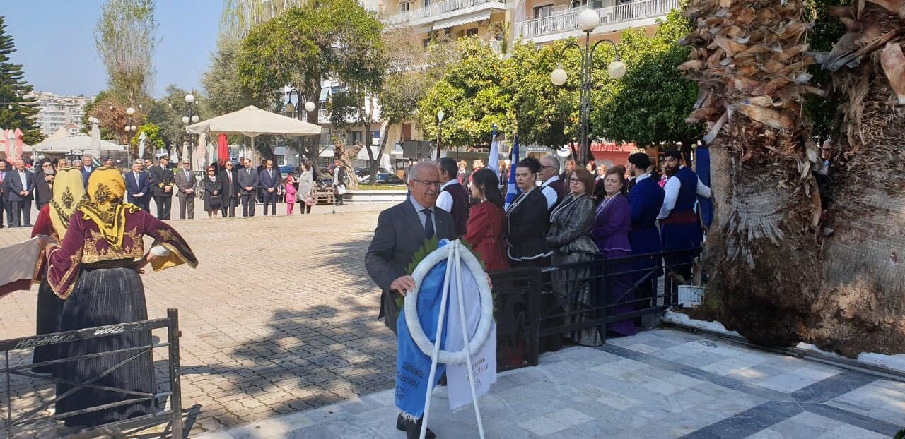 Στις εκδηλώσεις τιμής και μνήμης για την απελευθέρωση της Εύβοιας από τον Τουρκικό ζυγό ο Παγώνης