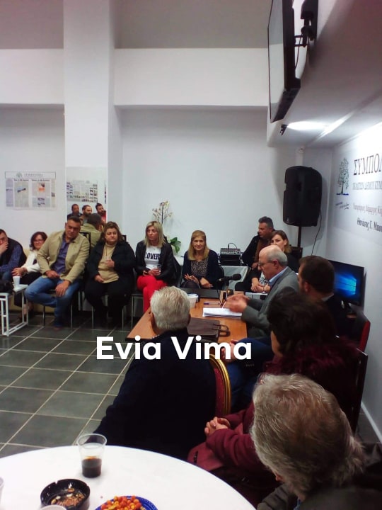 Συγκέντρωση των υποψηφίων της Συμπολιτείας στην Κύμη παρουσία Μπουραντά και Θεοδώρου-ΦΩΤΟ