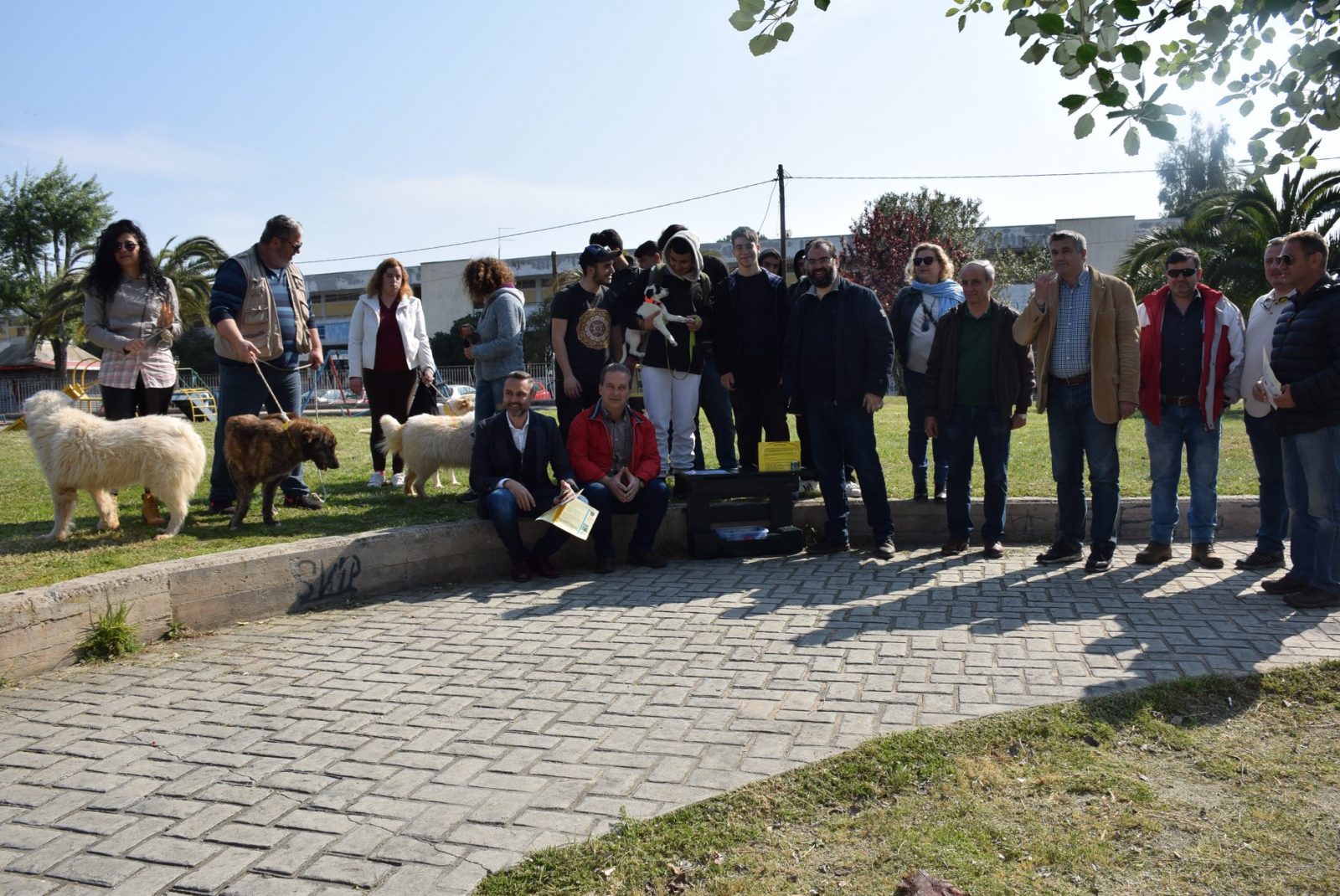 Ο Δήμος Χαλκιδέων υποδέχτηκε τους μαθητές της Α3 τάξης του 2ου ΕΠΑΛ, στο πάρκο του Βούρκου