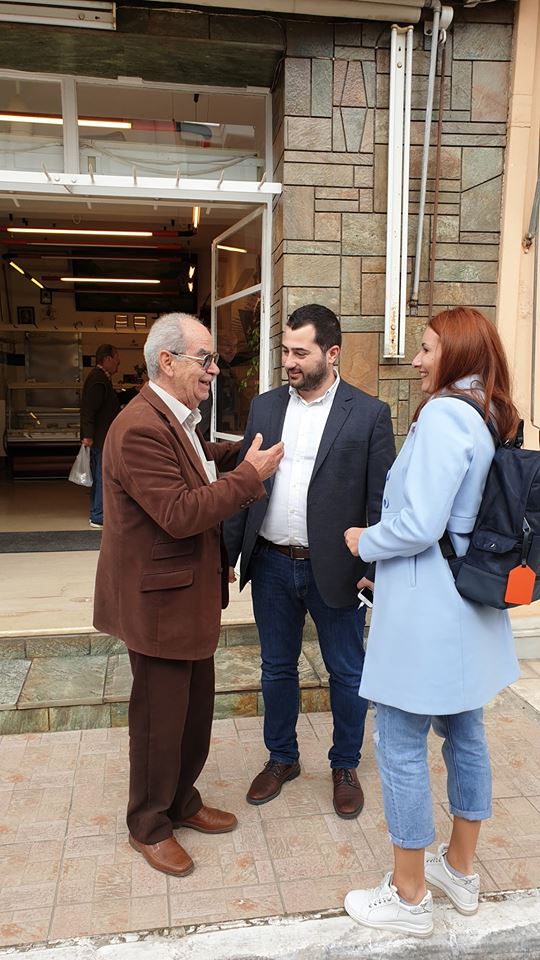 Ικανοποίηση Σπανού από την περιοδεία σε Ερέτρια, Αμάρυνθο και Γυμνό-ΦΩΤΟ