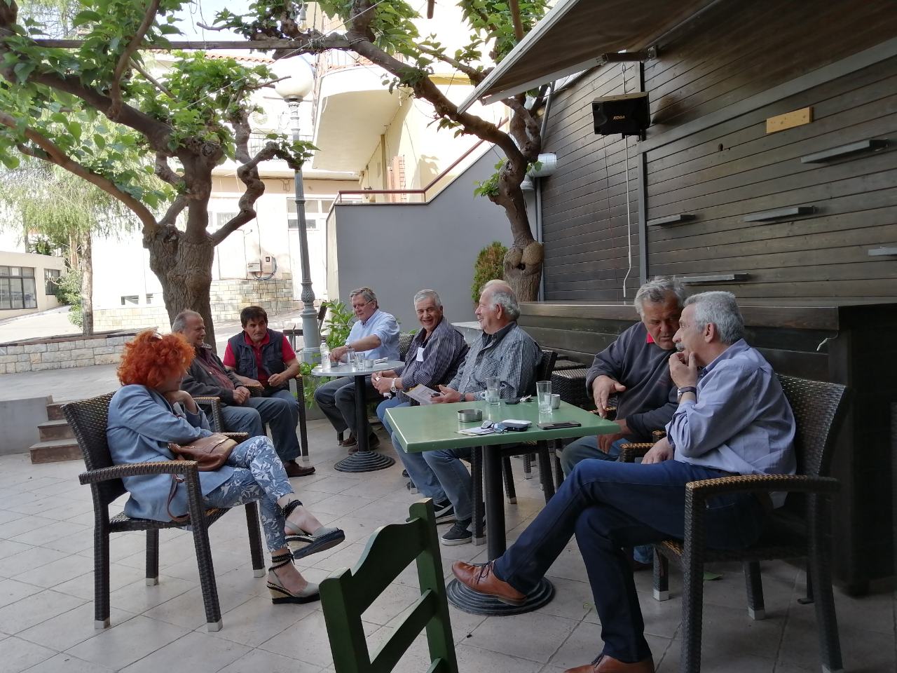 Επισκέψεις  Δ. Αναγνωστάκη σε Αυλωνάρι, Κύμη, Κονίστρες, Δροσιά και Λουκίσια