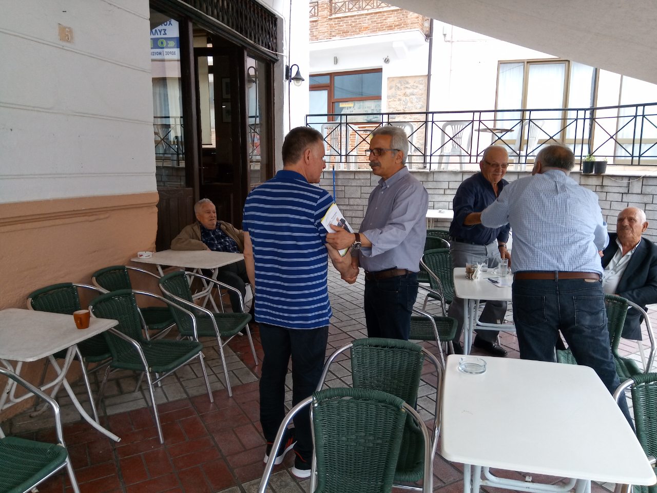 Ο Δ. Αναγνωστάκης στη Β. Εύβοια