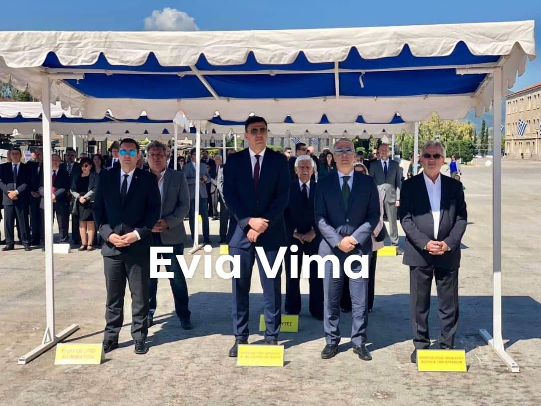 Στον εορτασμό του Αγ.Γεωργίου στη Σχολή Πεζικού στη Χαλκίδα ο Σίμος Κεδίκογλου-ΦΩΤΟ&ΒΙΝΤΕΟ